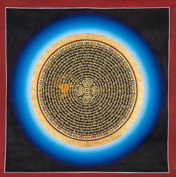 The Enlightened Heart of the Vajra Mandala - Thangka