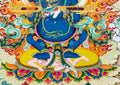 The Fierce Protector: Two-Armed Mahakala Thangka Painting - T-HT-BB-AU-TAM-0043