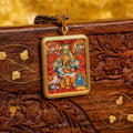The Five Jambhala Thangka: Sacred Wealth Deity Necklace - L-MJ-0018