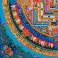 The Kalachakra Mandala Thangka: The Sacred Blueprint of Universe - T-PS-SS-BB-KM-95