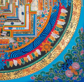 The Kalachakra Mandala Thangka: The Sacred Blueprint of Universe - T-PS-SS-BB-KM-95