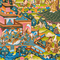 The Life of Buddha Thangka: A Visual Odyssey of the Twelve Great Deeds - T-B-HT-BB-AU-LB-0086
