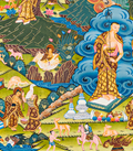 The Life of Buddha Thangka: A Visual Odyssey of the Twelve Great Deeds - T-B-HT-BB-AU-LB-0086