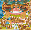 The Life of Buddha Thangka: A Visual Odyssey of the Twelve Great Deeds - T-B-HT-BB-AU-LB-0086