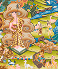 The Life of Buddha Thangka: A Visual Odyssey of the Twelve Great Deeds - T-B-HT-BB-AU-LB-0086