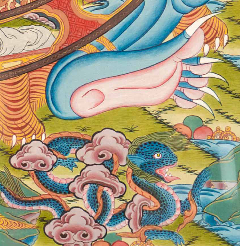 The Mystical Wheel of Life Thangka - T-S-BT-PB-AU-WOL-0154