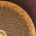 The Obsidian Mantra Mandala Thangka: A Golden Path to Inner Stillness - T-PS-SS-BB-GMM-97