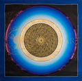 The Om Mantra Mandala Thangka: A Vortex of Infinite Compassion - T-PS-SS-BB-RMM-101