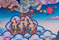 The Prosperous Lion Jambhala Thangka - T-S-BT-GB-AU-L-0142