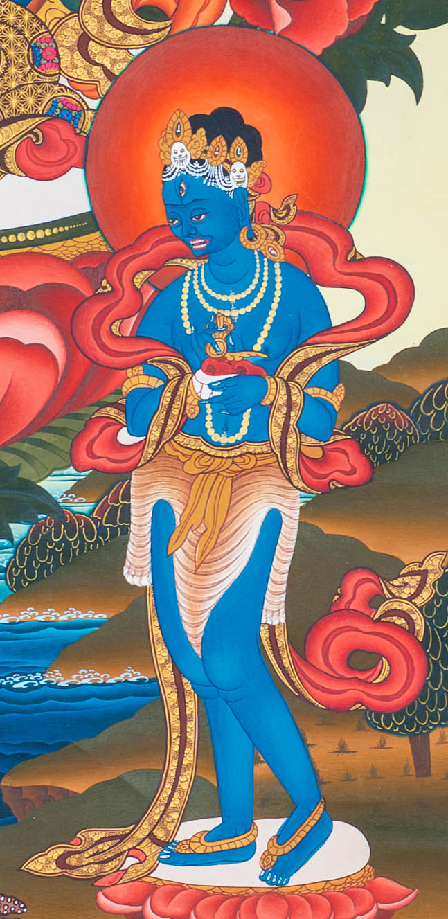 The Radiant Green Tara Thangka - T-S-BT-MB-AU-GT-0146