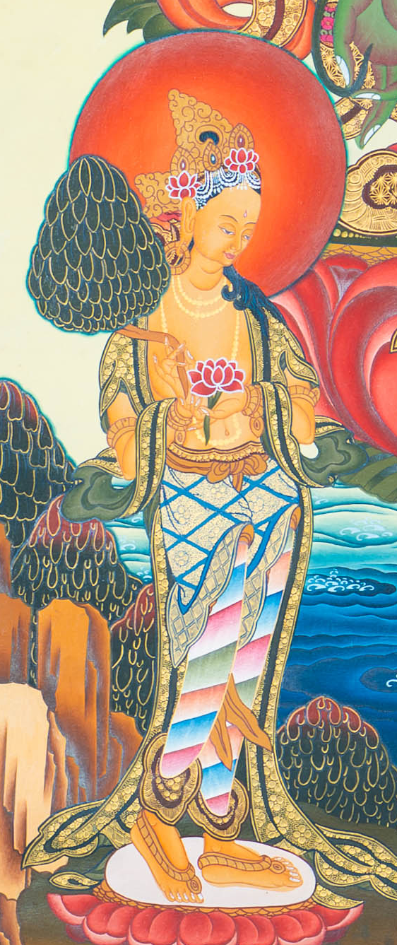 The Radiant Green Tara Thangka - T-S-BT-MB-AU-GT-0146