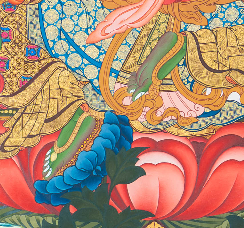 The Radiant Green Tara Thangka - T-S-BT-MB-AU-GT-0146