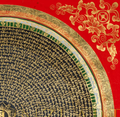 The Ruby Mantra Mandala Thangka: A Sacred Beacon of Compassion - T-PS-SS-GB-MM-93