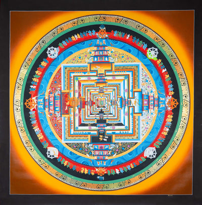 The Sacred Kalachakra Mandala Thangka