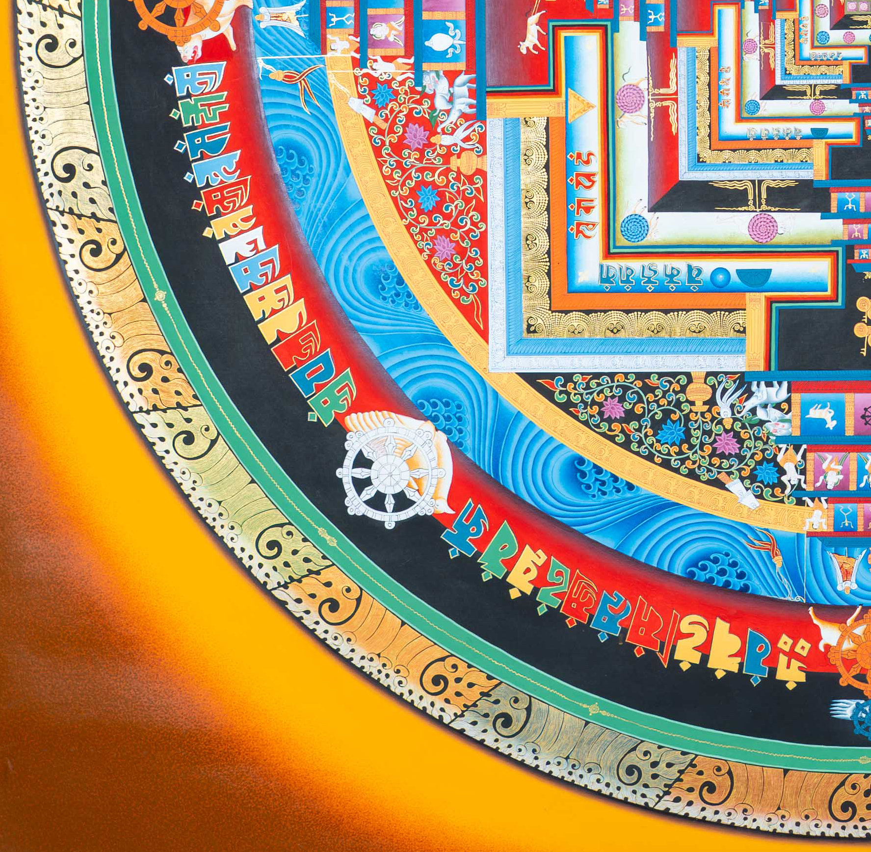 The Sacred Kalachakra Mandala Thangka - T-S-BT-BB-AU-KM-0144