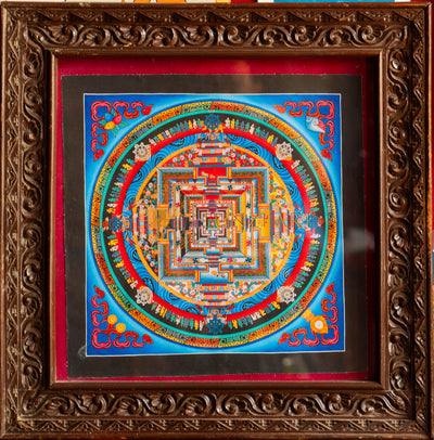 The Sacred Kalachakra Mandala Thangka