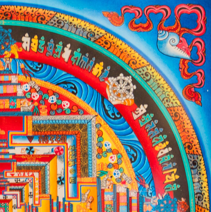 The Sacred Kalachakra Mandala Thangka - T-S-BT-RB-KM-0150