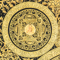 The Sacred Mandala Thangka: A Golden Map of the Universe - T-B-HT-BB-TM-0082
