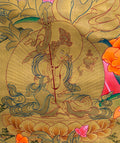 The Second Buddha: Guru Rinpoche Thangka Painting - T-S-BT-BB-AU-GR-0021