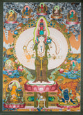 The Thousand-Armed Compassionate Avalokiteshvara Thangka - T-S-BT-GB-AU-A-0141