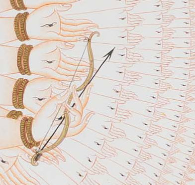 The Thousand-Armed Compassionate Avalokiteshvara Thangka - T-S-BT-GB-AU-A-0141