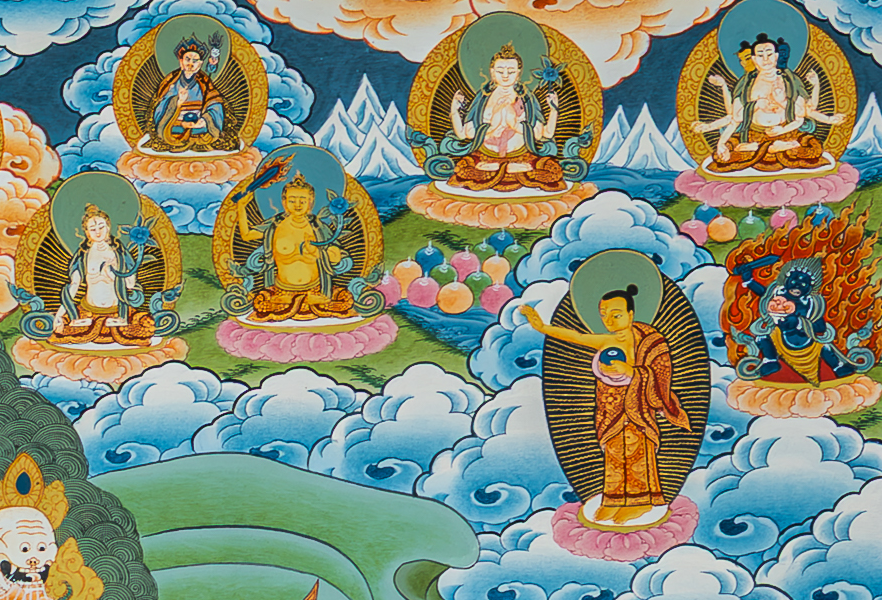 The Wheel of Life (Bhavachakra) Thangka: A Sacred Mirror of the Human Mind - T-B-HT-BB-AU-WOL-0087