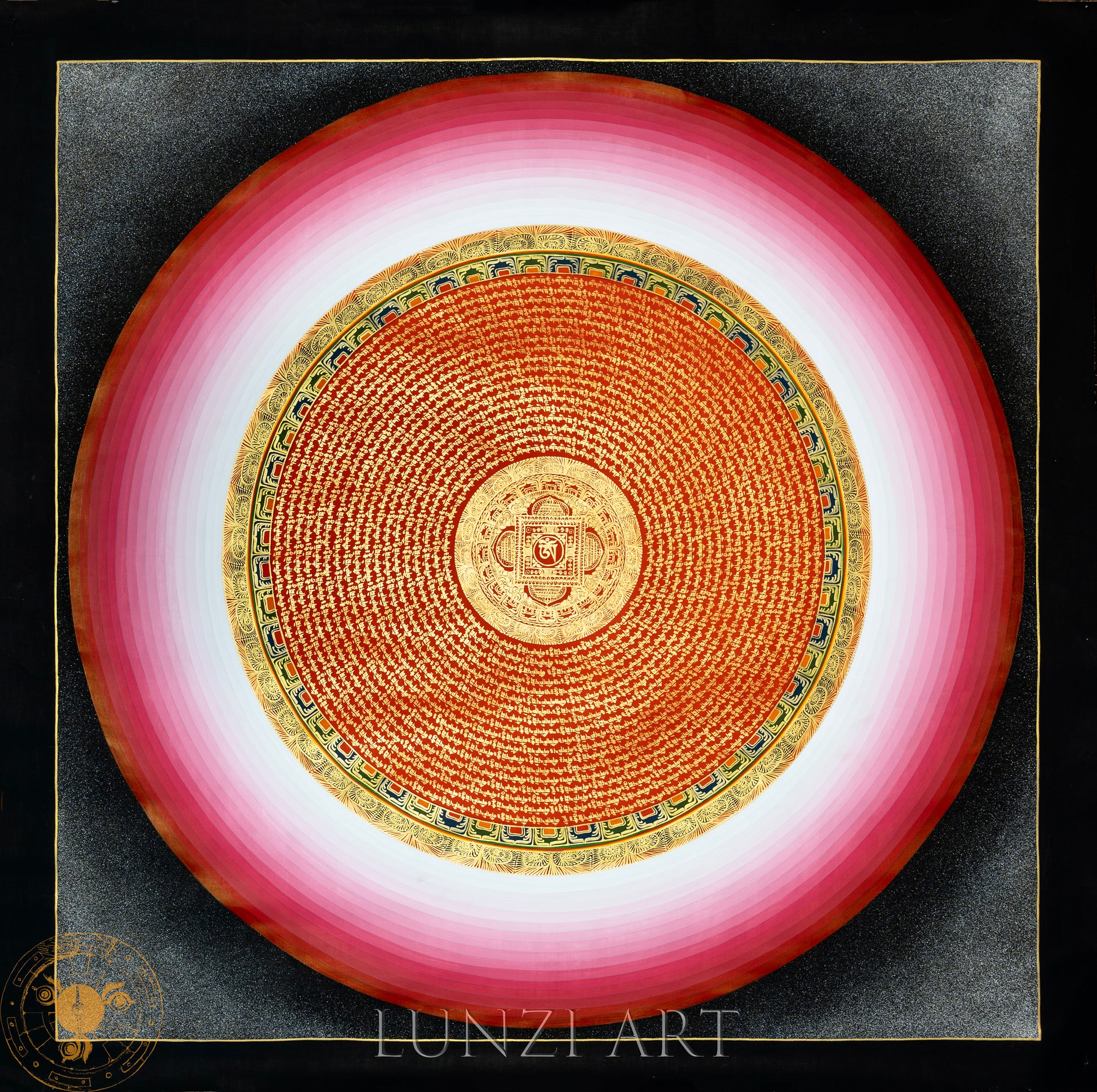 Om Mani Padme Hum Mandala Thangka - T-PS-SS-CB-RMM-0052