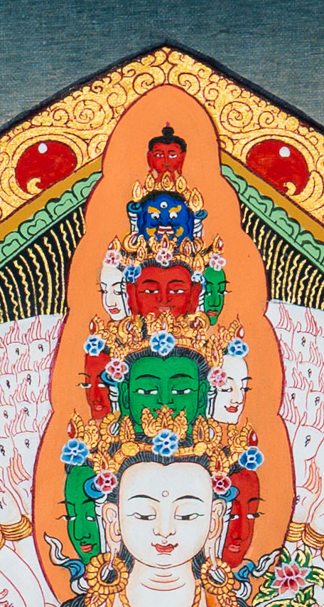 Thousand-Armed  Avalokiteshvara : The Infinite Vision of Mercy - T-B-HT-BB-A-0052