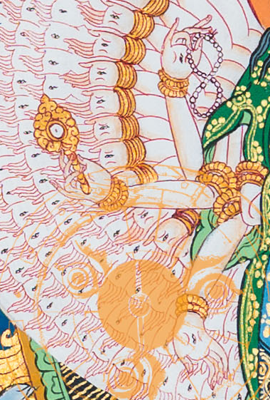 Thousand-Armed  Avalokiteshvara : The Infinite Vision of Mercy - T-B-HT-BB-A-0052