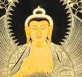 Traditional hand drawn Shakyamuni Buddha Thangka - T-B-HT-BOB-S-0029
