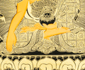 Traditional hand drawn Shakyamuni Buddha Thangka - T-B-HT-BOB-S-0029