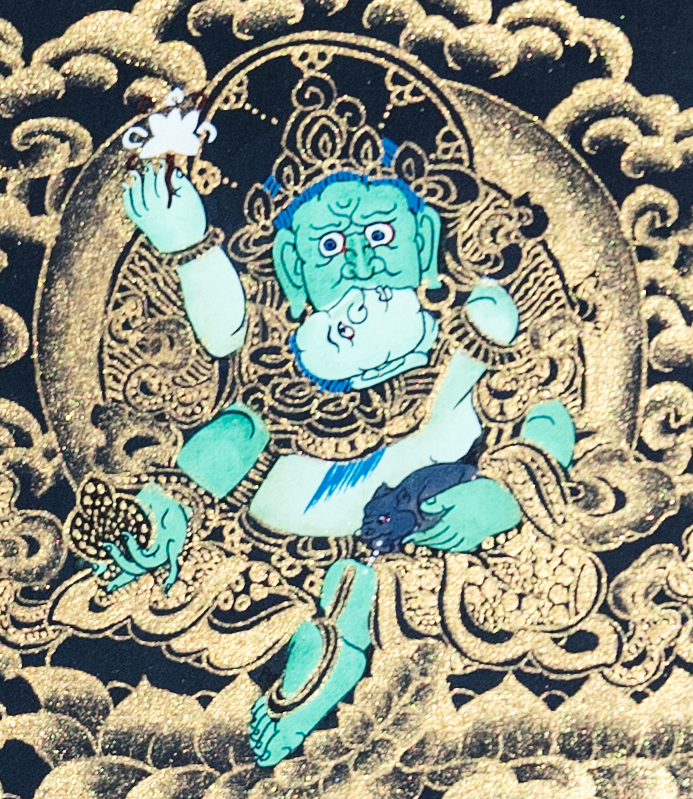 Treasures of Compassion: The Five Jambala Thangka - T-PS-SS-GB-J-0003