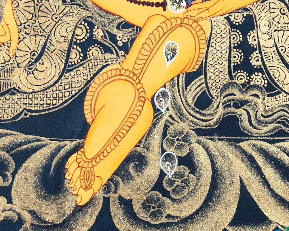 Treasures of Compassion: The Five Jambala Thangka - T-PS-SS-GB-J-0003