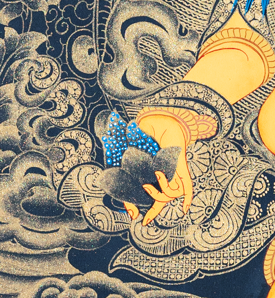 Treasures of Compassion: The Five Jambala Thangka - T-PS-SS-GB-J-0003