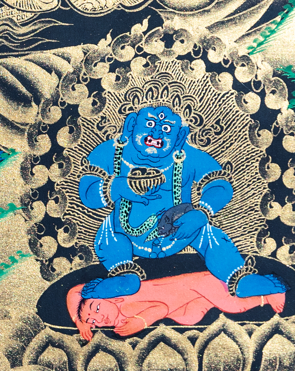 Treasures of Compassion: The Five Jambala Thangka - T-PS-SS-GB-J-0003
