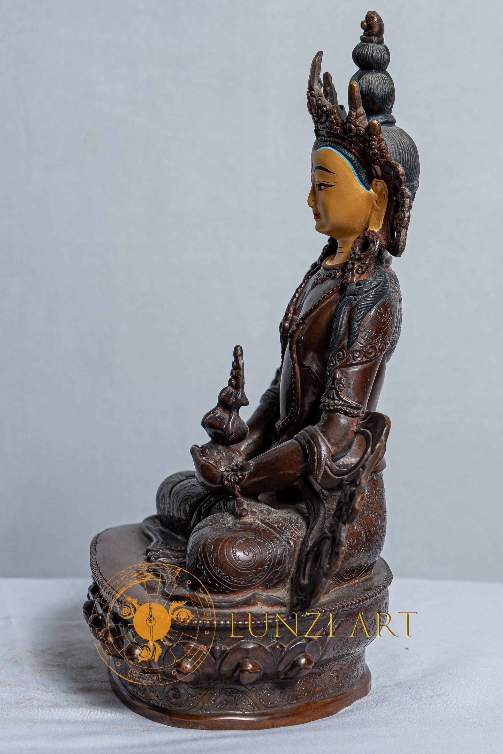 Tshepamey Statue | Antique Copper - statues