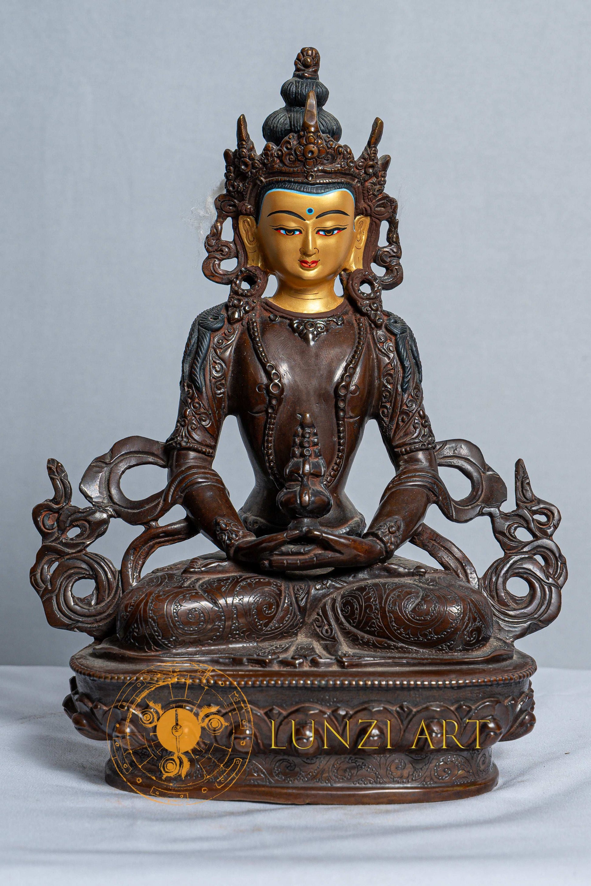 Tshepamey Statue | Antique Copper - statues