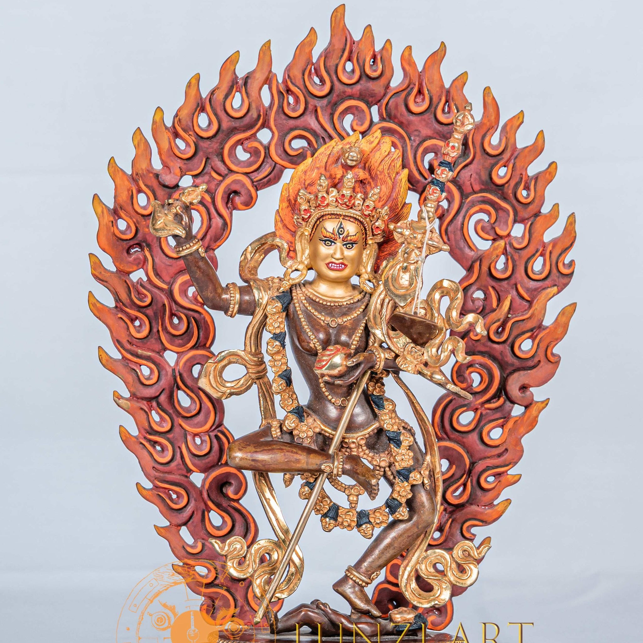 Vajra Varahi | Half Gold Plated - statues