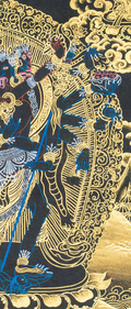 Vajrabhairava Thangka – The Terrifying Victor - T-S-BT-BB-CS-0134