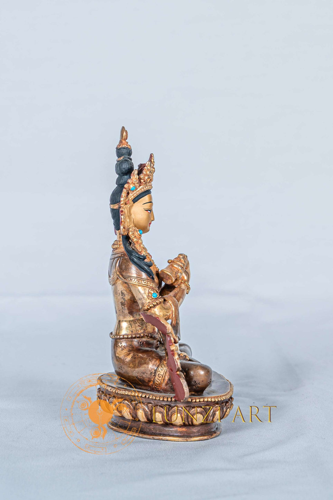 Vajradhara | Half Gold Plated Statue - statues