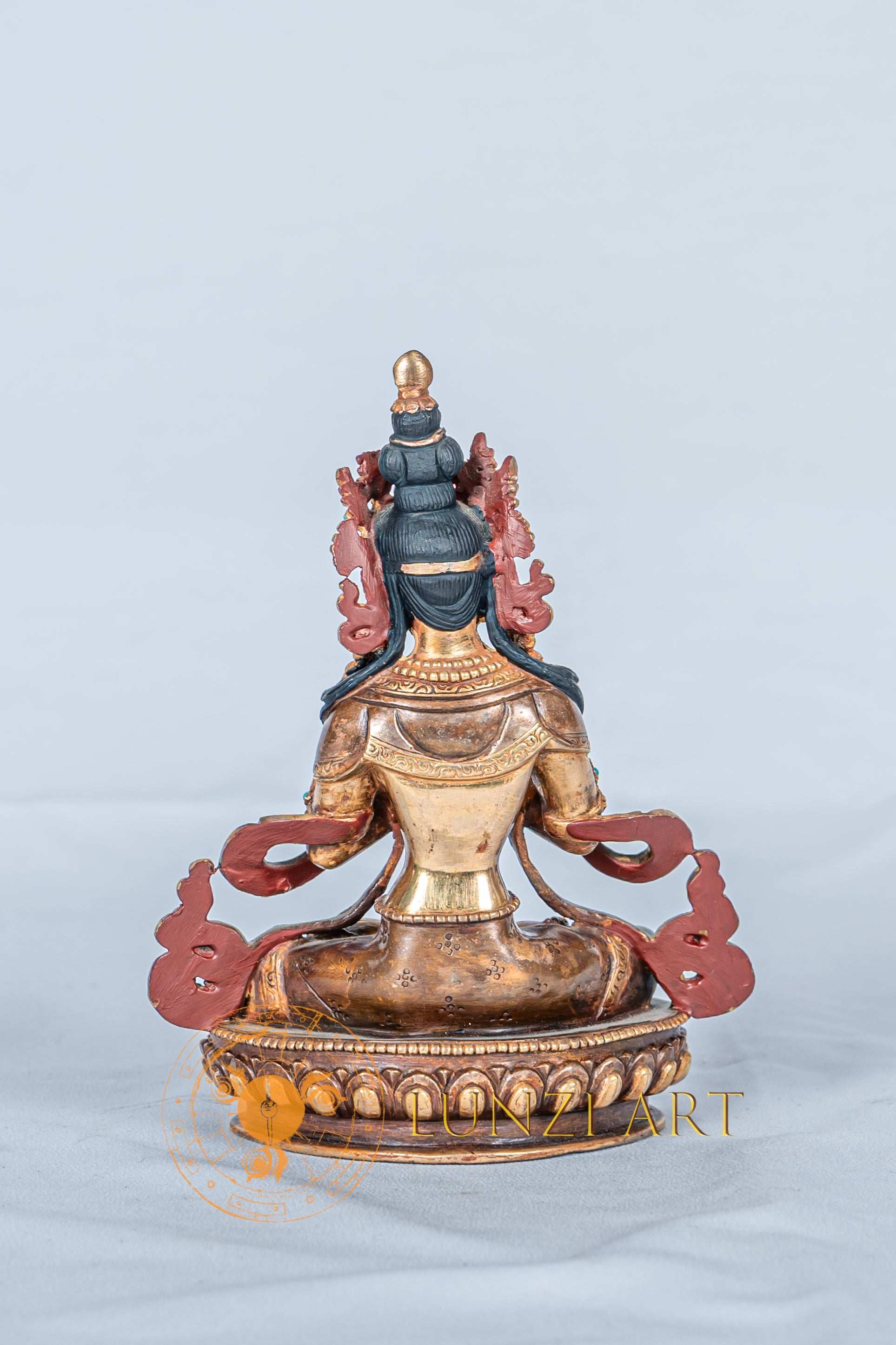 Vajradhara | Half Gold Plated Statue - statues