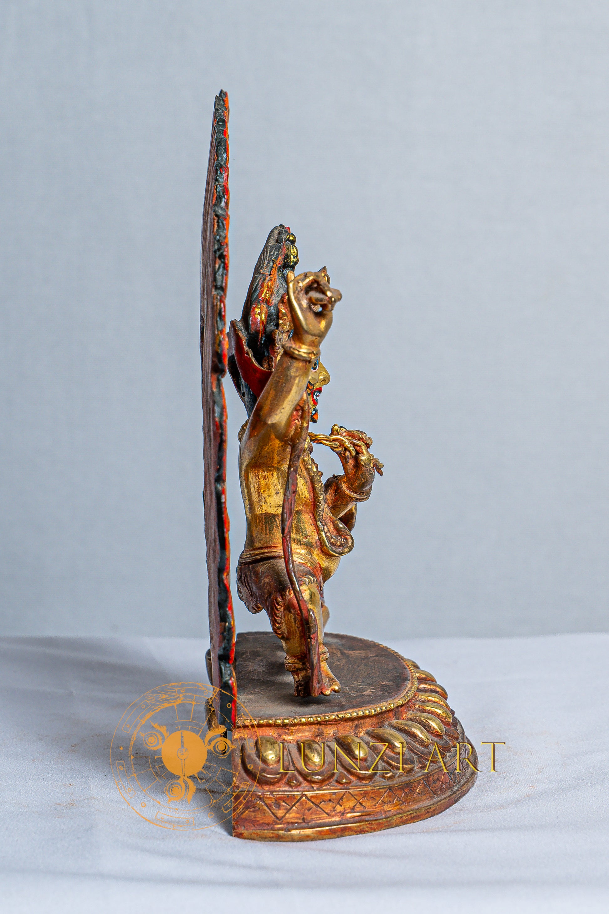 Vajrapani (Chana Dorje) Statue |  Copper with Mercury Gold Plating - statues