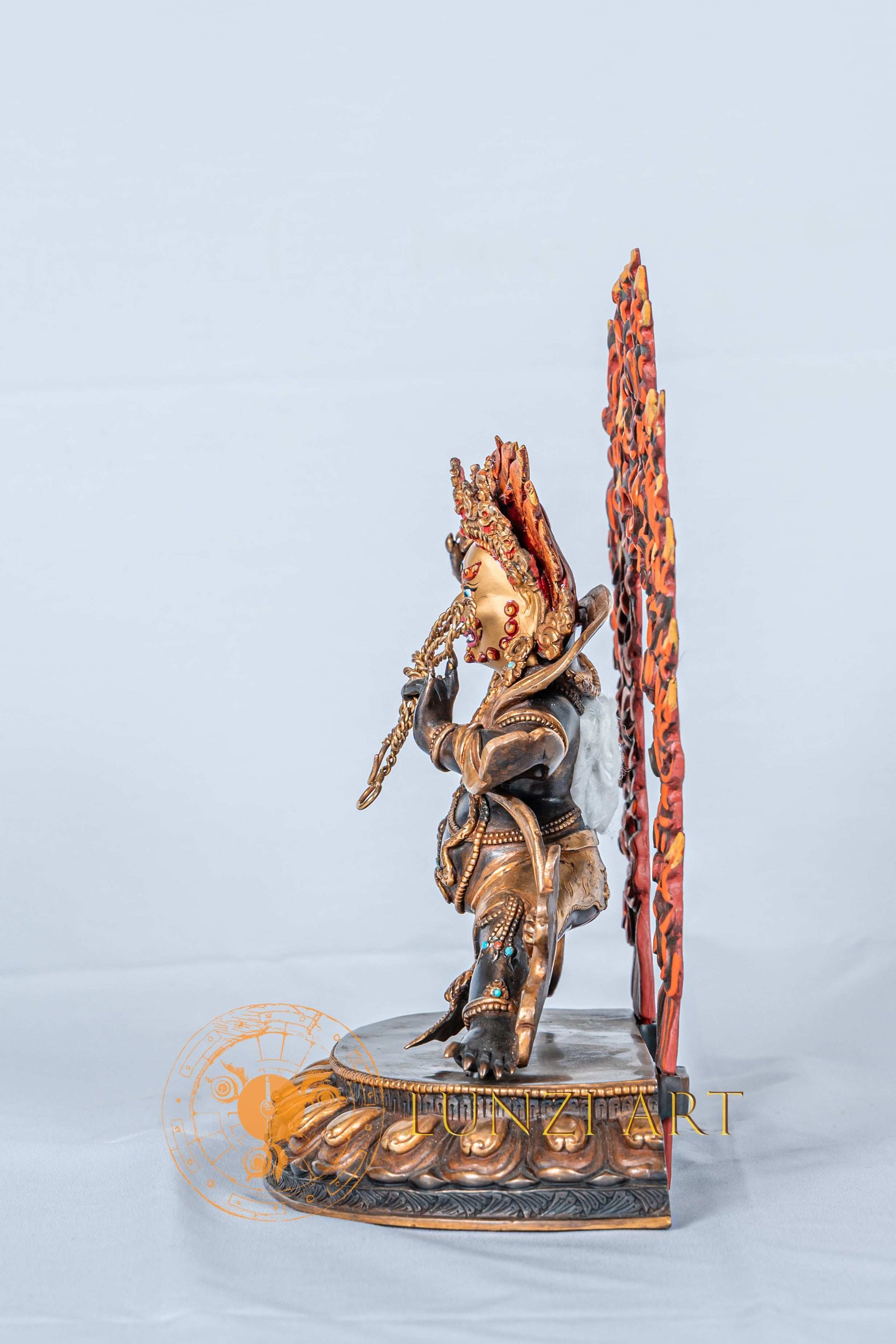 Vajrapani | Half Gold Plated - statues