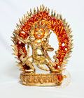 Vajrapani Statue | 24k Gold Plated Brass - statues