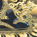 Vajrapani Thangka: Wielder of Indestructible Power - T-S-BT-BB-V-0130