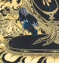 Vajrapani Thangka: Wielder of Indestructible Power - T-S-BT-BB-V-0130