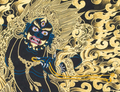 Vajrapani Thangka: Wielder of Indestructible Power - T-S-BT-BB-V-0130