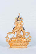 Vajrasattva Deity Statue | Handcrafted Fully Gold-Plated Copper - S-B-RM-FG-CG-VS-0096