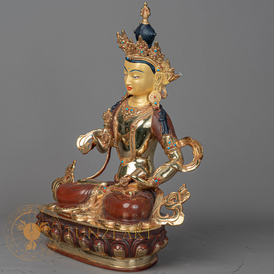 Vajrasattva | Half Gold-Plated Copper - S-P-BA-HG-CG-V-00201