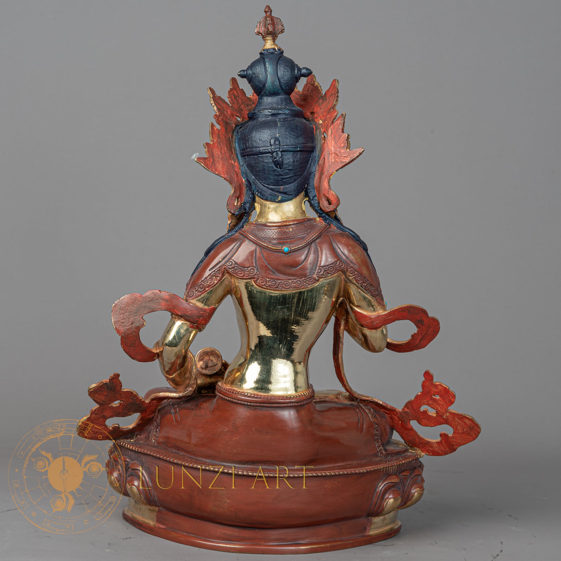 Vajrasattva | Half Gold-Plated Copper - S-P-BA-HG-CG-V-00201